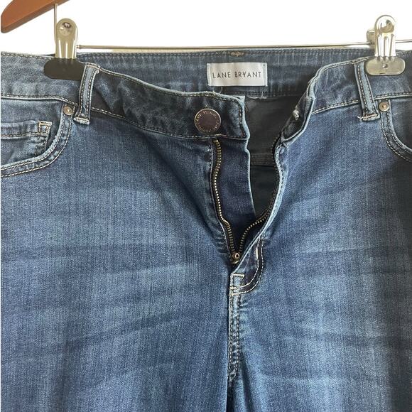 Lane Bryant Women Jeans 22 Blue Straight Leg Normcore Classic Minimalistic‎ - Picture 5 of 9